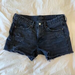 Lucky Brand Faded Black Jean Shorts